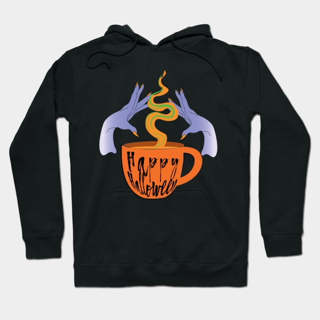 Witches Hands Halloween Hoodie by emma17